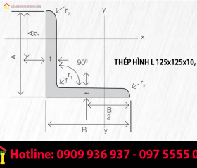 Thép Hình L 125x125x10, 15
