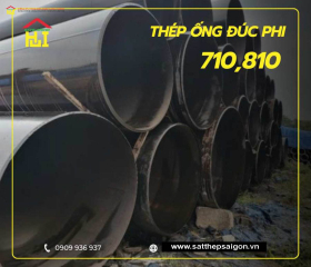 Thép ống đúc phi 710, phi 810 tại Sáng Chinh