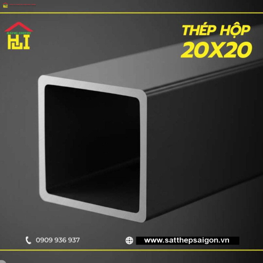 Thép hộp vuông 20×20 chính hãng, giá tốt trên thị trường