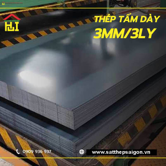 Thép Tấm Dày 3mm/3Ly