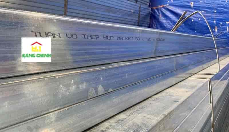 Thép hộp 60×120 mạ kẽm