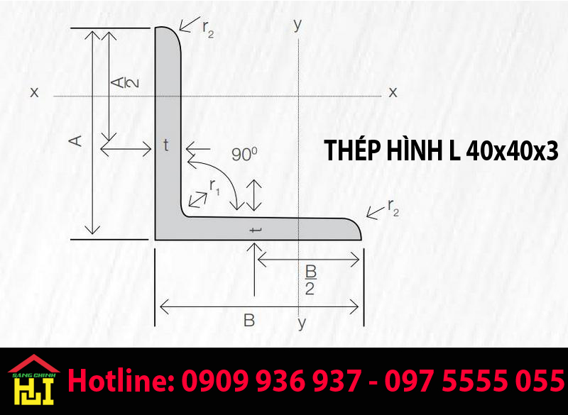 Bảng Báo Giá Thép Hình L 40x40x3