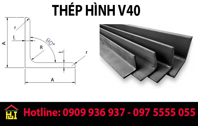 Bảng Báo Giá Thép Hình, Giá Sắt Thép V 40 Mới Nhất